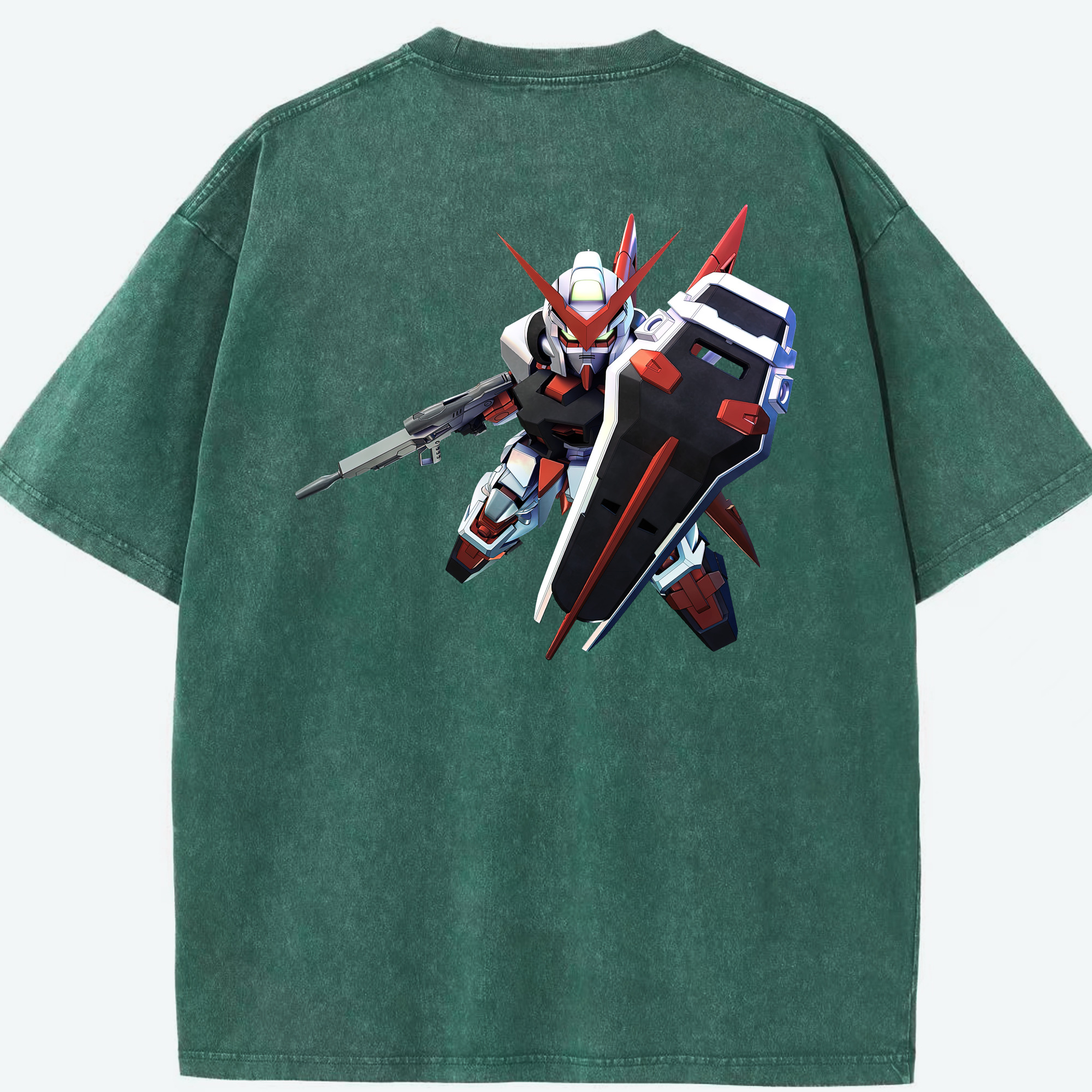 （画像用） 機動戦士ガンダム Mobile Suit Gundam 綿100% ヴィンテージ風 半袖Tシャツ（背面プリント）